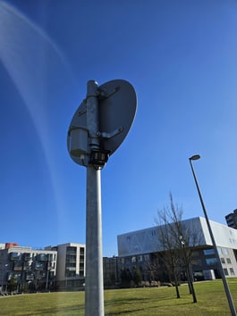 Camera hidden on pole